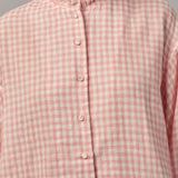Lady Gingham Shirt in Pink