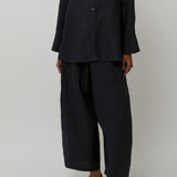 Sculptor Linen Pants in Maritime