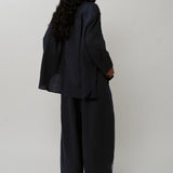 Vita Linen Shirt in Maritime