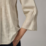 Violette Blouse in Ecru