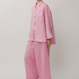Vita Linen Shirt in Flamingo