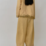 Thalia 2-Piece Linen Blouse in Sunray