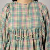 Daydream Plaid Dress in Popsicle