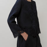 Colette 2-Piece Linen Blouse in Maritime