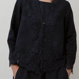 Colette 2-Piece Linen Blouse in Maritime