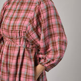 Daydream Plaid Dress in Candy