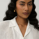 Ms. Lim Linen Shirt in Porcelain