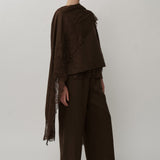 Salon Lace Shawl in Truffle