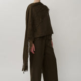 Salon Lace Shawl in Truffle