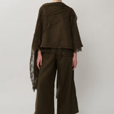 Salon Lace Shawl in Truffle