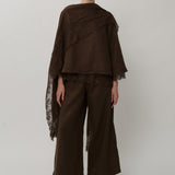 Salon Linen Pants in Truffle