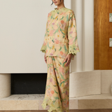 Rosetta Ramie Kedah Set in Pistachio Floral