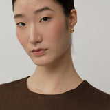Salon Linen Top in Truffle