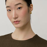 Salon Linen Top in Truffle