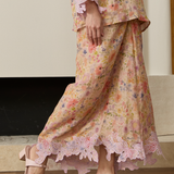 Rosetta Ramie Kedah Set in Violet Floral