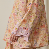 Rosetta Ramie Kedah Set in Violet Floral