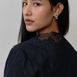 Thalia 2-Piece Linen Blouse in Maritime