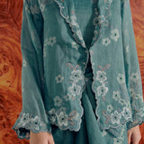 Dian Ramie 2-Piece Kebaya Top in Willow