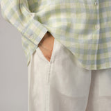 Sculptor Linen Pants in White