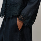 Sculptor Linen Pants in Maritime