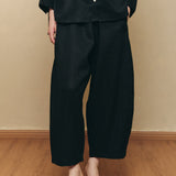 Sculptor Linen Pants in Black