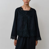 Colette 2-Piece Linen Blouse in Maritime