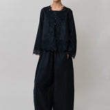Sculptor Linen Pants in Maritime