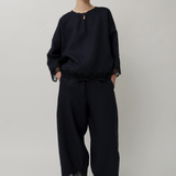 Sculptor Embroidered Pants in Maritime