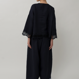 Ares Linen Top in Maritime