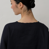 Ares Linen Top in Maritime