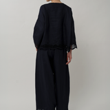 Sculptor Embroidered Pants in Maritime