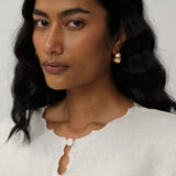 Ares Linen Top in Porcelain
