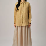 Studio Ramie Skirt in Honey