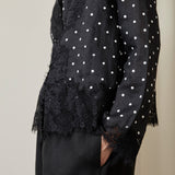 Salon Linen Trousers in Noir