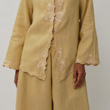 Sculptor Embroidered Pants in Sunray