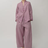Sculptor Linen Pants in Lilac