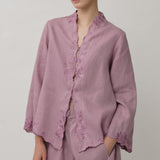 Sculptor Linen Pants in Lilac