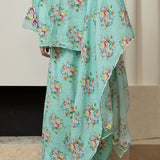 Botanica Ramie Selendang in Cyan