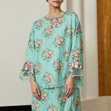 Botanica Ramie Kedah Set in Cyan