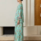 Botanica Ramie Kedah Set in Cyan