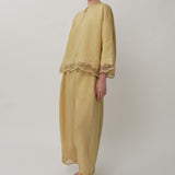 Ares Linen Top in Sunray