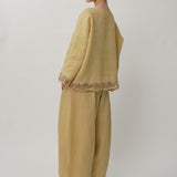 Ares Linen Top in Sunray