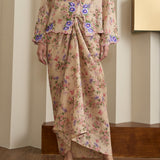 Dian 2-Piece Ramie Kebaya Set in Mulberry