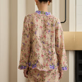 Dian 2-Piece Ramie Kebaya Set in Mulberry