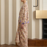 Dian 2-Piece Ramie Kebaya Set in Mulberry