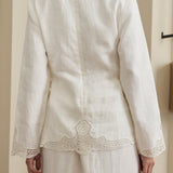 Lennox Linen Set in Porcelain