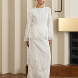 Lennox Linen Set in Porcelain