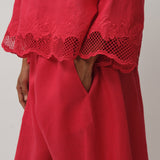 Sculptor Linen Pants in Chilli Pepper