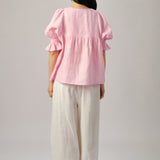 Sculptor Linen Pants in White