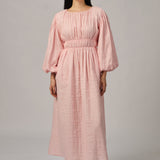 Sunday Dress in Pink Gingham